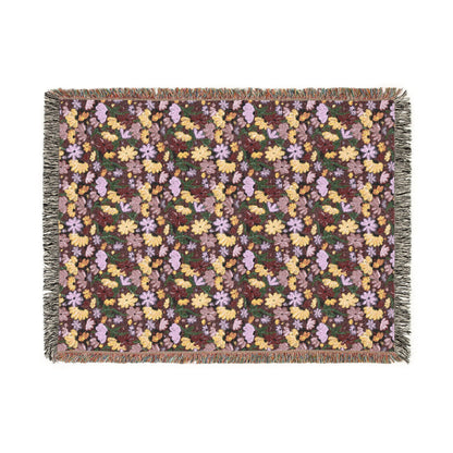 Surprise Song Floral Piano Blanket