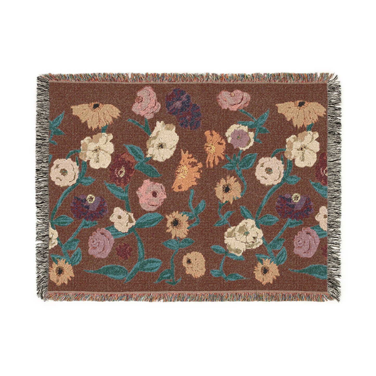 Floral Piano Surprise Song Woven Blanket - 2025 Concert Memory Keepsake