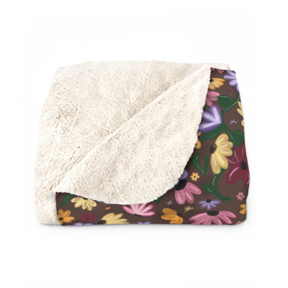 Surprise Song Floral Piano Blanket