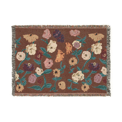 Floral Piano Surprise Song Woven Blanket - 2025 Concert Memory Keepsake