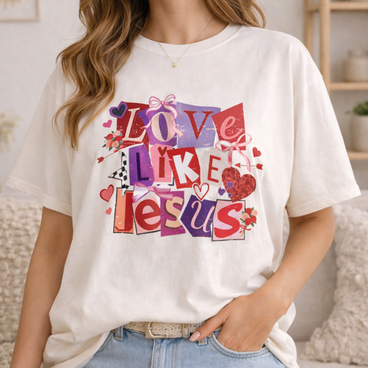 Love Like Jesus - Christian Comfort Colors T-Shirt