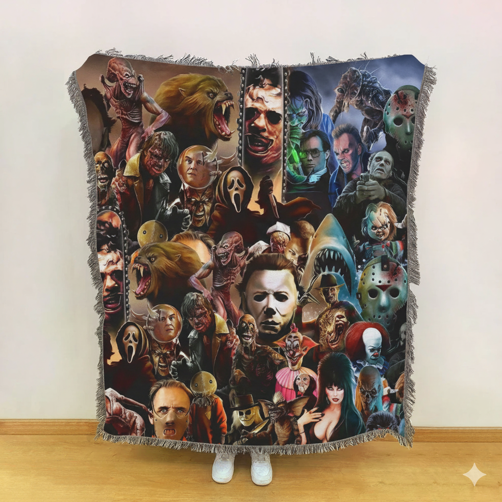 Horror Movie Gods Blanket