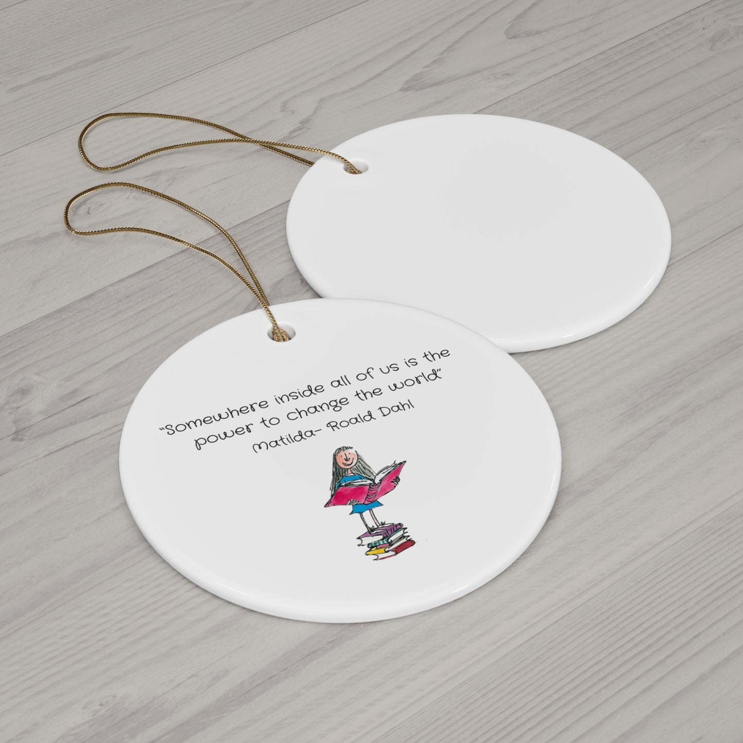Sweet Matilda Ceramic Quote Decoration/Keepsake Ornament