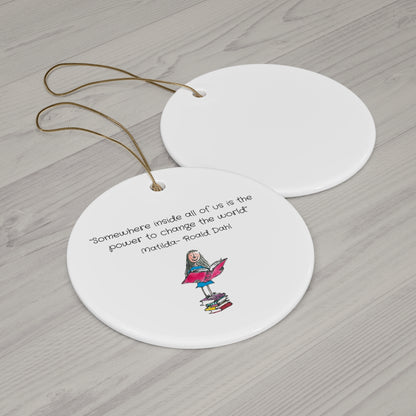 Sweet Matilda Ceramic Quote Decoration/Keepsake Ornament