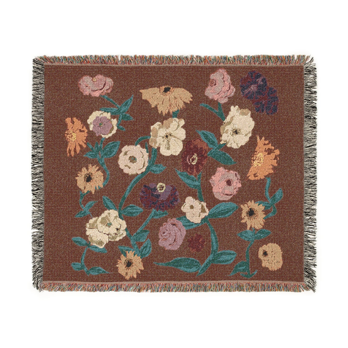 Floral Piano Surprise Song Woven Blanket - 2025 Concert Memory Keepsake