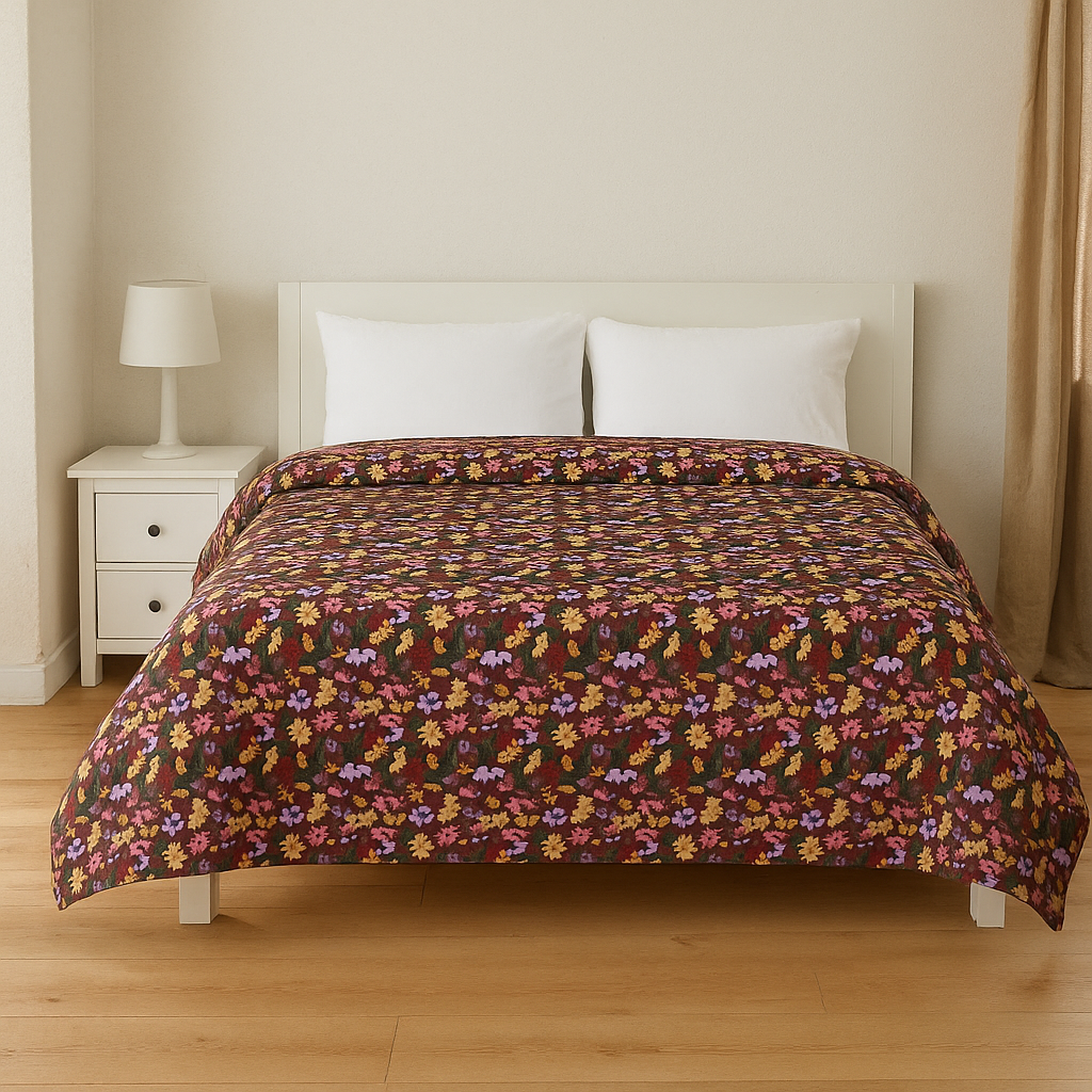 Surprise Song Floral Piano Blanket