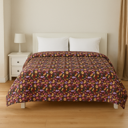 Surprise Song Floral Piano Blanket