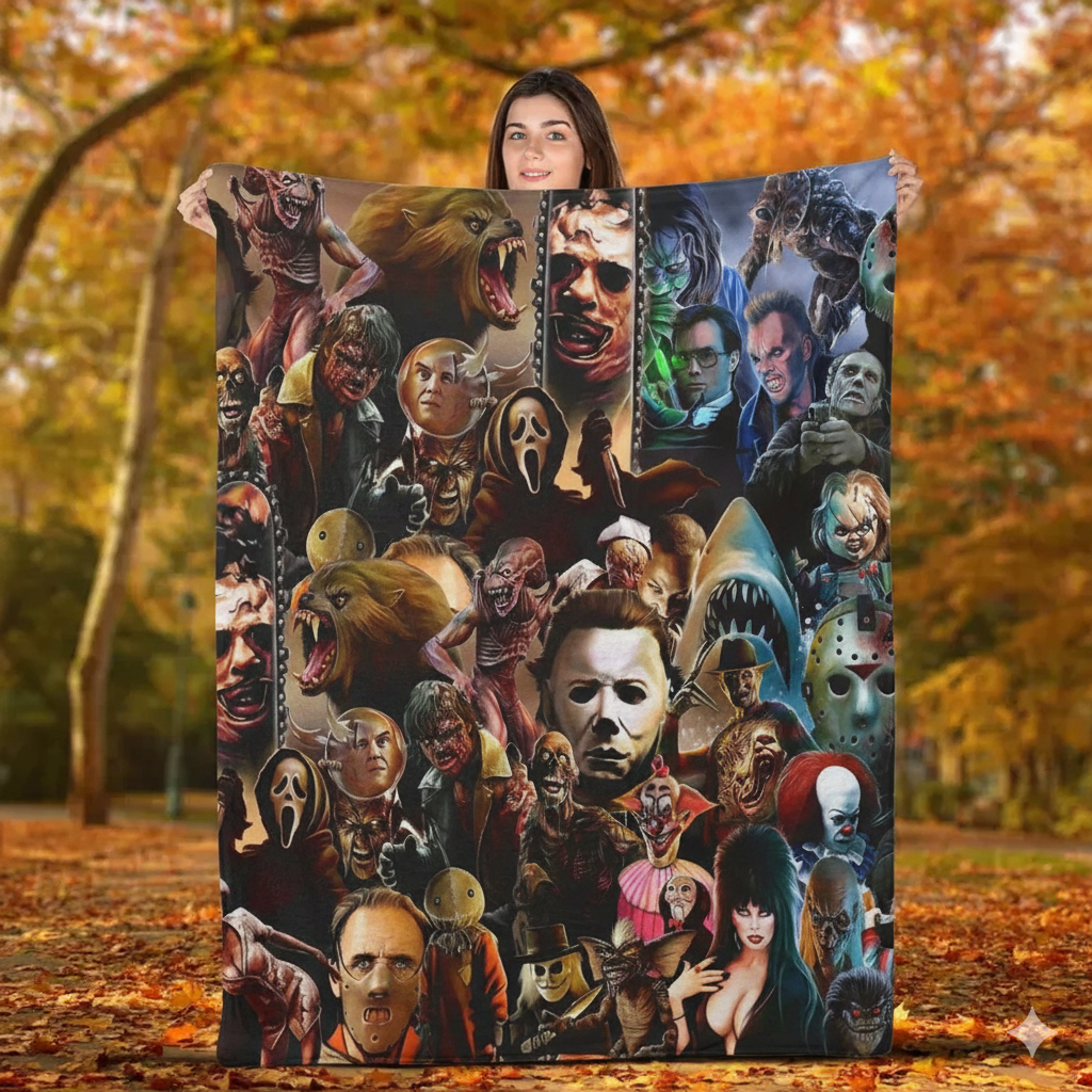 Horror Movie Gods Blanket