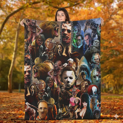 Horror Movie Gods Blanket