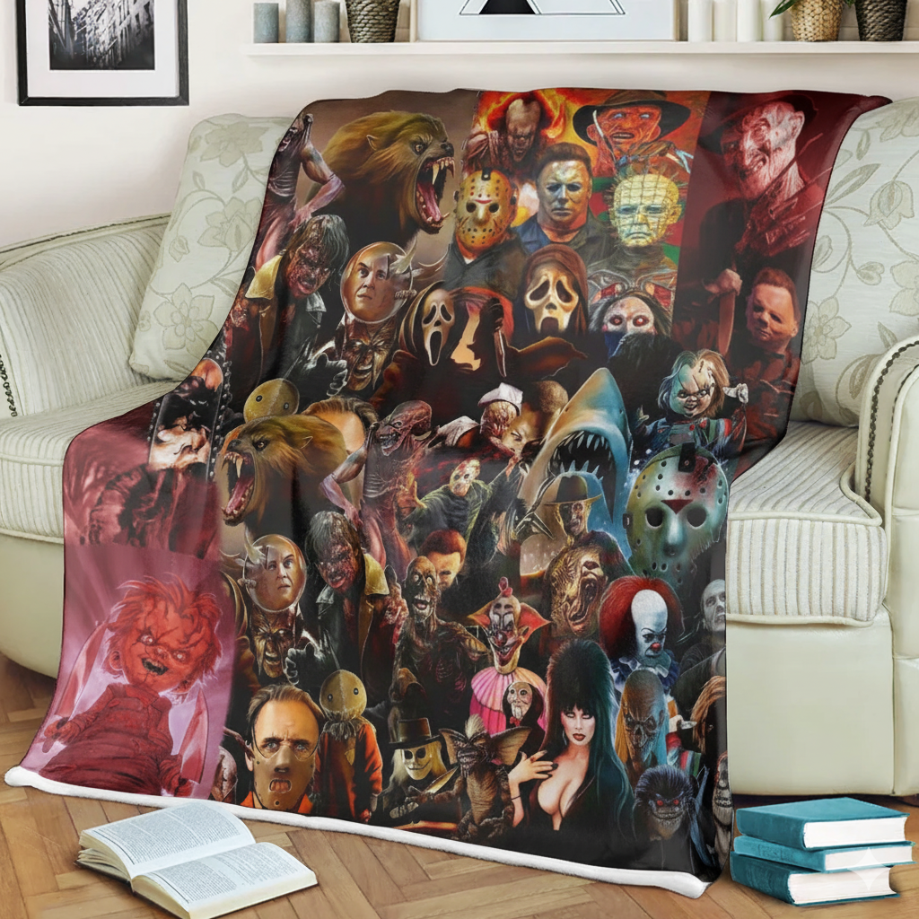 Horror Movie Gods Blanket