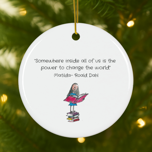 Sweet Matilda Ceramic Quote Decoration/Keepsake Ornament