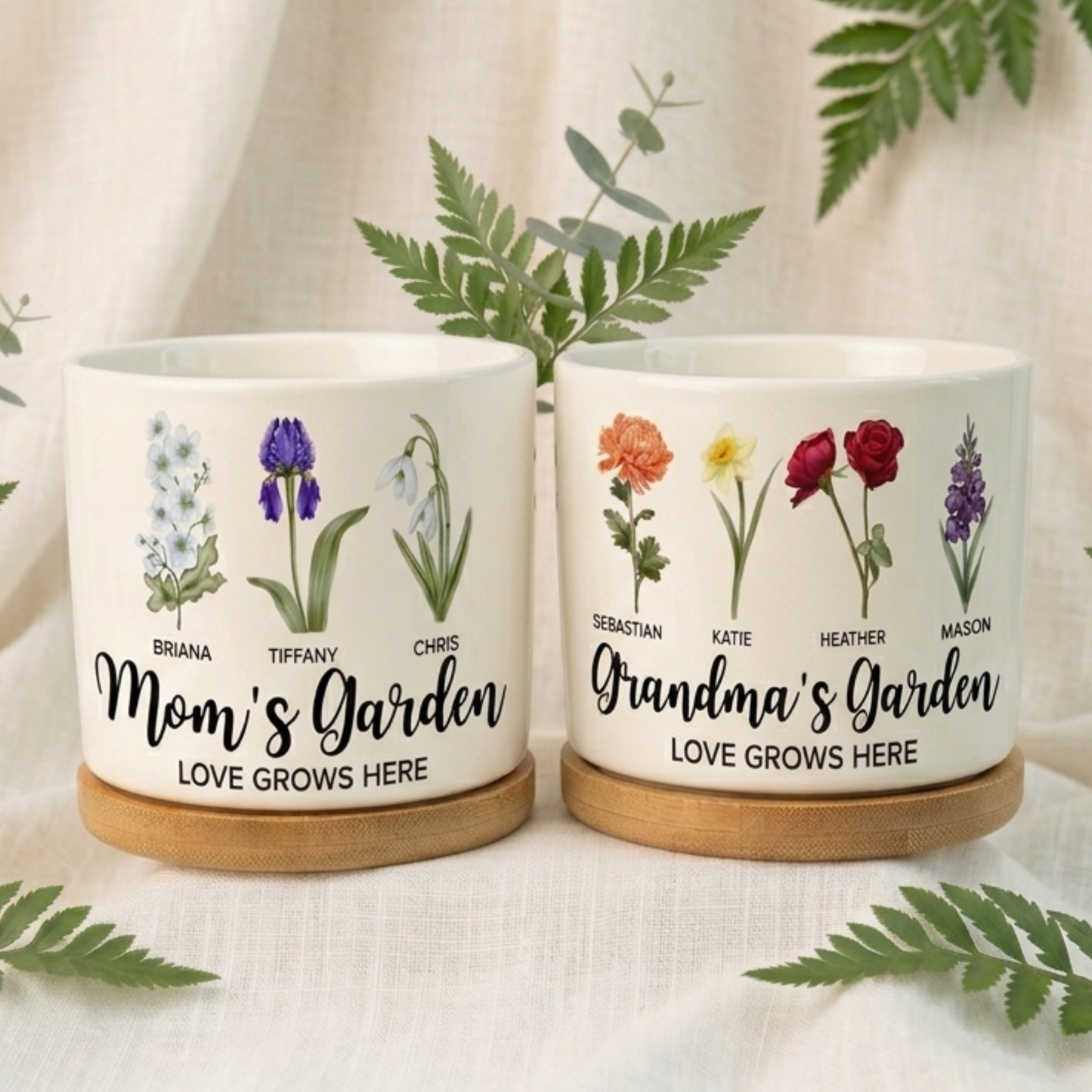 Personalized Flower Pot - Mother's Day Gift