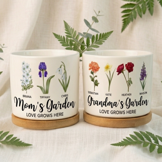 Personalized Flower Pot - Mother's Day Gift