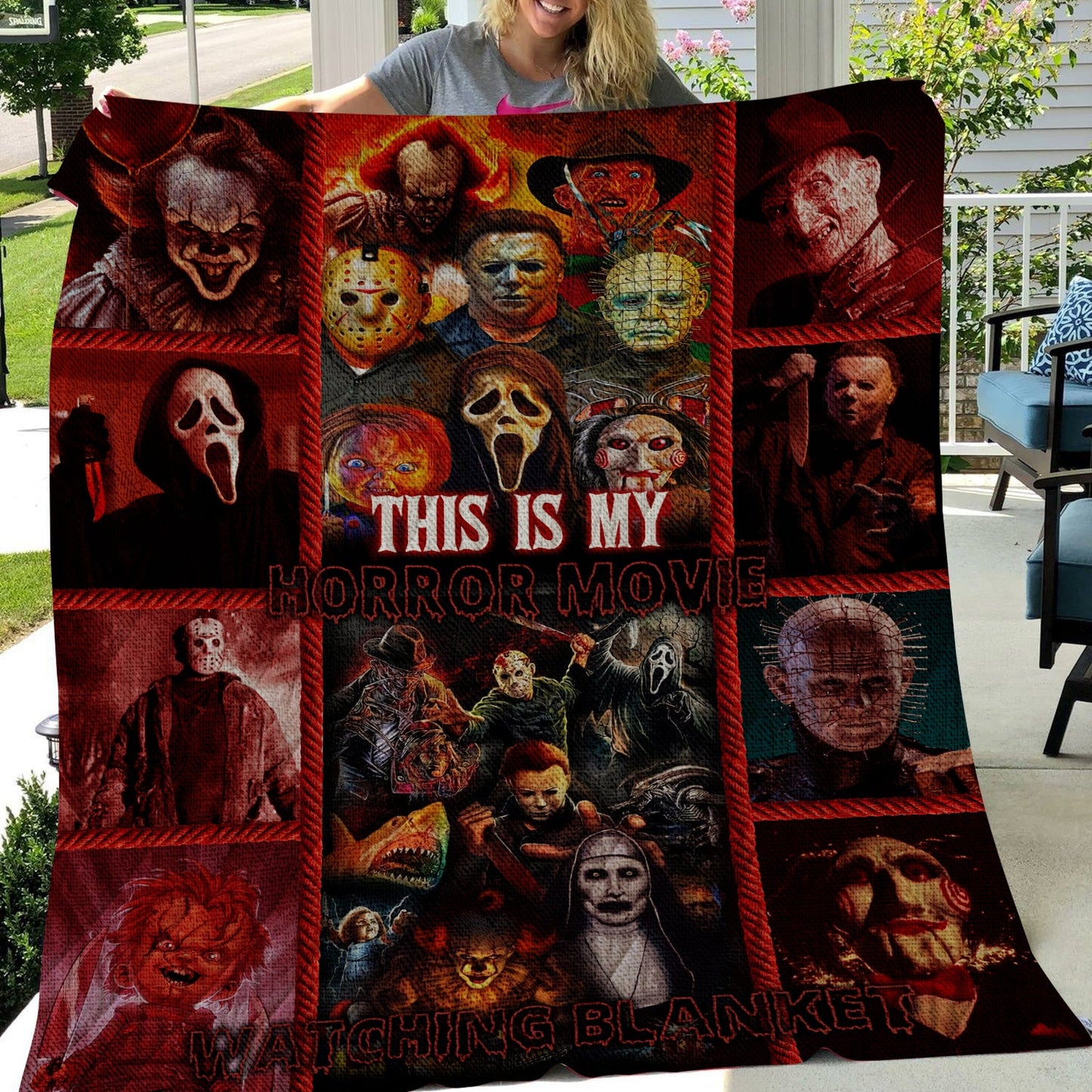 This Is My Horror Movie Watching Blanket