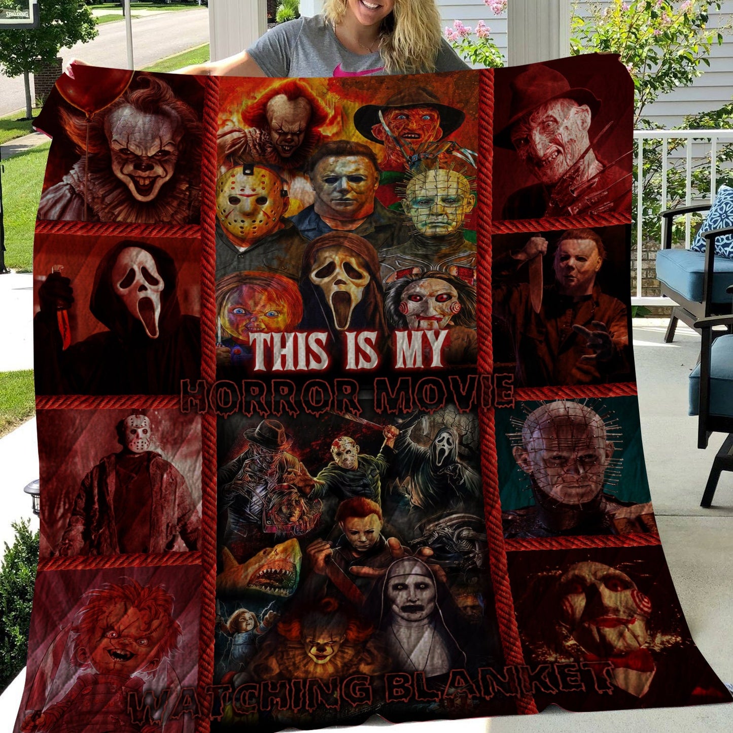 This Is My Horror Movie Watching Blanket